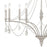 Atlas Lighting French Parlor 38''W 9Lt Chandelier, Vintage White