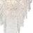 Atlas Lighting Frozen Cascade 26''W 9Lt Chandelier, Chrome/Clear