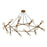 Atlas Lighting Guesting 54'' Wide 20Lt Chandelier, Antique Brass