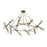 Atlas Lighting Guesting 54'' Wide 20Lt Chandelier, Antique Brass