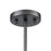 Atlas Lighting Halstead 24'' Wide 6Lt Chandelier, Ash Gray/Brown