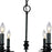 Atlas Lighting Hartford 25'' Wide 6Lt Chandelier, Oil Rubbed Bronze