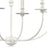 Atlas Lighting Hartford 25'' Wide 6Lt Chandelier, Farmhouse White