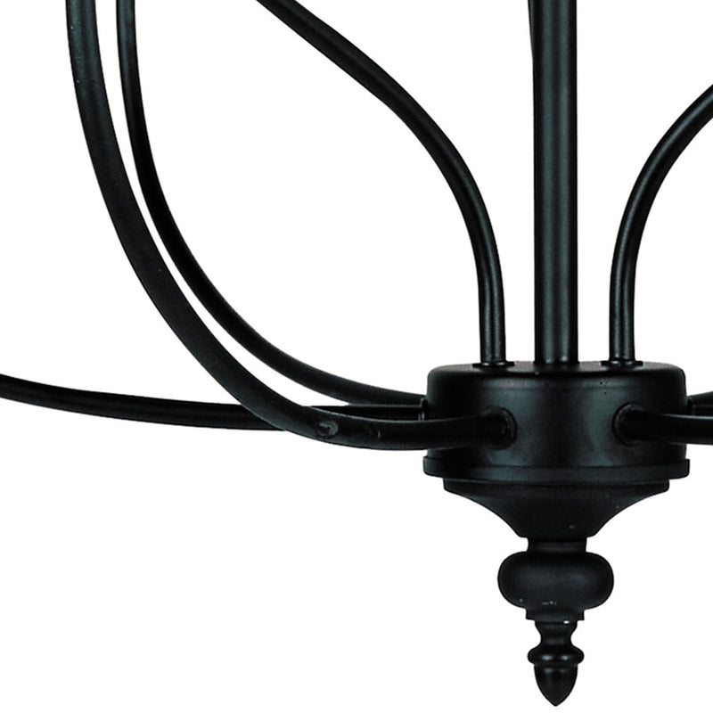 Atlas Lighting Hartford 29in 9-Light Chandelier | Traditional Oil Rubbed Bronze Metal | Dining Room & Living Room | 29 x 29 x 28 in | Model CL11200-BZ