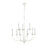 Atlas Lighting Hartford 29'' Wide 9Lt Chandelier, Farmhouse White