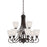 Atlas Lighting Haven 28.5'' Wide 9Lt Chandelier, Espresso
