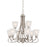 Atlas Lighting Haven 28.5'' Wide 9Lt Chandelier, Satin Pewter