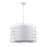 Atlas Lighting Hillcrest 24'' Wide 4Lt Chandelier, Dry White