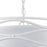 Atlas Lighting Hillcrest 24'' Wide 4Lt Chandelier, Dry White