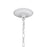 Atlas Lighting Hillcrest 24'' Wide 4Lt Chandelier, Dry White