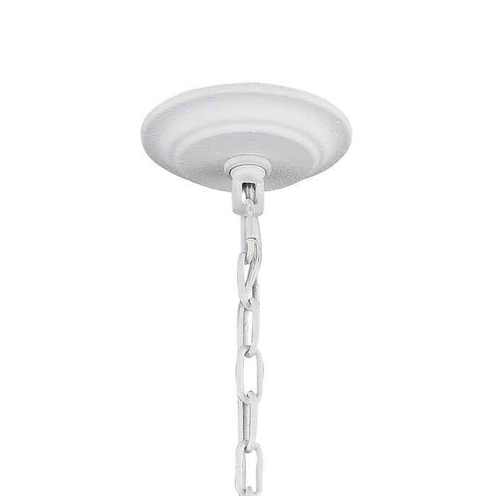 Atlas Lighting Hillcrest 24'' Wide 4Lt Chandelier, Dry White