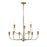 Atlas Lighting Inga 29'' Wide 9Lt Chandelier, Brass