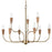 Atlas Lighting Inga 29'' Wide 9Lt Chandelier, Brass