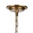 Atlas Lighting Inga 29'' Wide 9Lt Chandelier, Brass