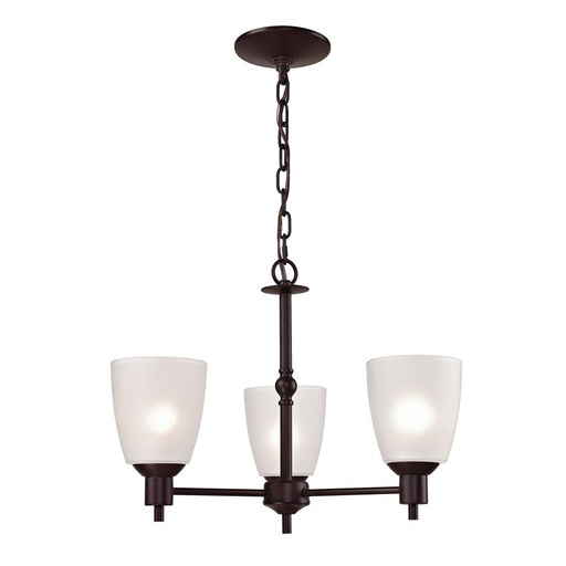 Atlas Lighting Jackson 20'' Wide 3Lt Chandelier, Oil Rubbed Bronze