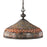 Atlas Lighting Jewelstone 20'' Wide 3Lt Chandelier, Classic Bronze