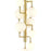 Atlas Lighting Keir 8'' Wide 13Lt Chandelier, Gold