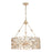 Atlas Lighting Levana 24'' Wide 5Lt Chandelier, Gold
