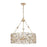 Atlas Lighting Levana 24'' Wide 5Lt Chandelier, Gold