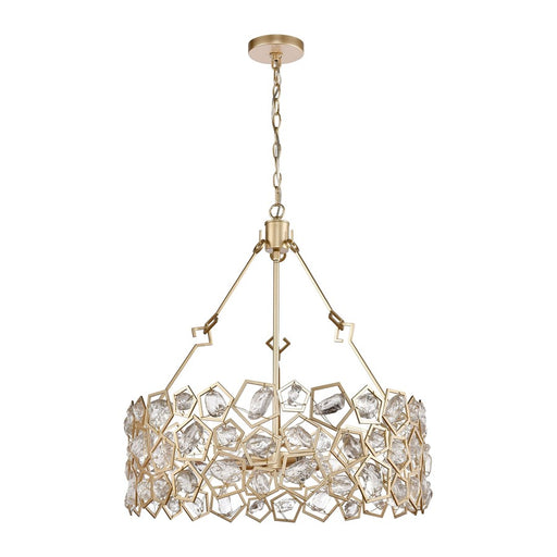 Atlas Lighting Levana 24'' Wide 5Lt Chandelier, Gold