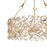 Atlas Lighting Levana 24'' Wide 5Lt Chandelier, Gold