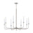 Atlas Lighting Lexington Green 38'' Wide 8Lt Chandelier, Nickel
