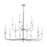 Atlas Lighting Lexington Green 46'' Wide 15Lt Chandelier, Nickel