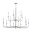 Atlas Lighting Lexington Green 46'' Wide 15Lt Chandelier, Nickel