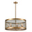 Atlas Lighting Line in the Sand 24''W 8Lt Chandelier, Satin Brass