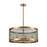 Atlas Lighting Line in the Sand 24''W 8Lt Chandelier, Satin Brass