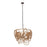 Atlas Lighting Macon 26'' Wide 4Lt Chandelier, Natural