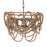 Atlas Lighting Macon 26'' Wide 4Lt Chandelier, Natural