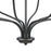 Atlas Lighting Madeline 32.5'' Wide 8Lt Chandelier, Dark Gray
