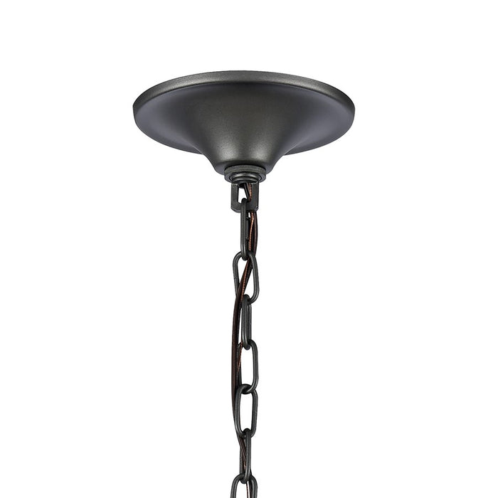 Atlas Lighting Madeline 32.5'' Wide 8Lt Chandelier, Dark Gray