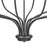 Atlas Lighting Madeline 45'' Wide 10Lt Chandelier, Dark Gray