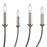 Atlas Lighting Madeline 45'' Wide 10Lt Chandelier, Dark Gray