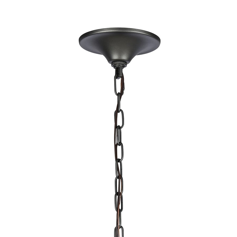 Atlas Lighting Madeline 45'' Wide 10Lt Chandelier, Dark Gray