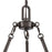 Atlas Lighting Marion 24.5'' Wide 5Lt Chandelier, Bronze/Natural