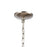 Atlas Lighting Market Square 19'' Wide 3Lt Chandelier, Nickel/Clear