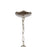 Atlas Lighting Market Square 24'' Wide 5Lt Chandelier, Nickel/Clear