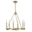 Atlas Lighting Martin 24'' Wide 6Lt Chandelier, Bronze