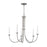 Atlas Lighting Meadowview 28'' Wide 5Lt Chandelier, Brushed Nickel
