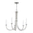 Atlas Lighting Meadowview 28'' Wide 5Lt Chandelier, Brushed Nickel