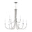 Atlas Lighting Meadowview 36'' Wide 9Lt Chandelier, Brushed Nickel
