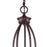 Atlas Lighting Medford 26'' Wide 5Lt Chandelier, Oiled Bronze