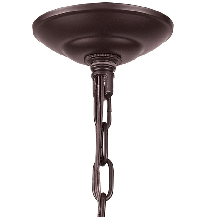 Atlas Lighting Medford 26'' Wide 5Lt Chandelier, Oiled Bronze