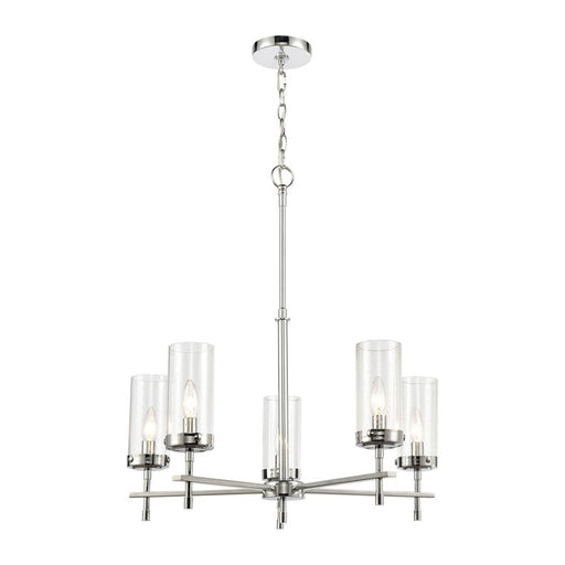 Atlas Lighting Melinda 25'' Wide 5Lt Chandelier, Polished Chrome - CL11249-CH