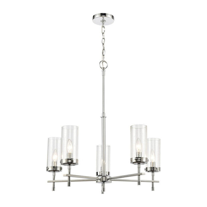 Atlas Lighting Melinda 25'' Wide 5Lt Chandelier, Polished Chrome - CL11249-CH