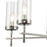 Atlas Lighting Melinda 25'' Wide 5Lt Chandelier, Polished Chrome