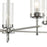 Atlas Lighting Melinda 25'' Wide 5Lt Chandelier, Polished Chrome